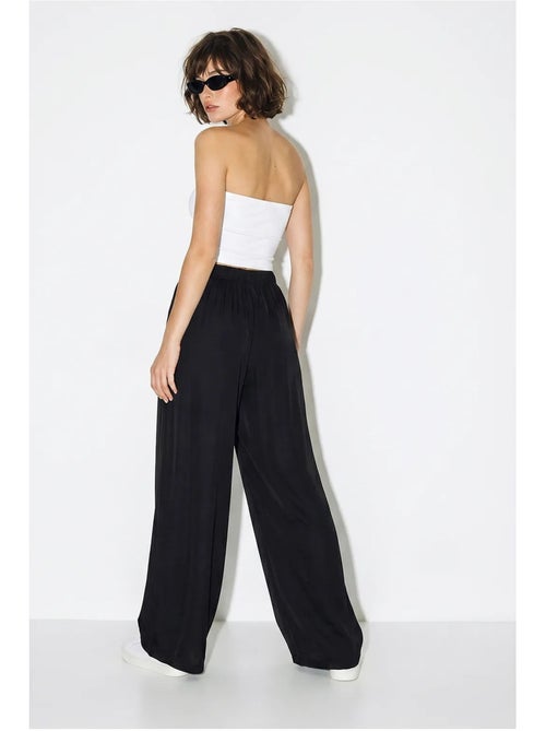 Pantalon large à taille élastique lucci - Kiabi