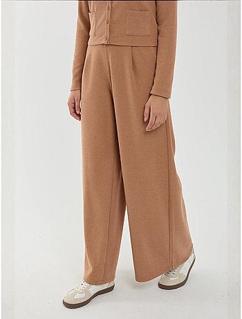 Pantalon large à taille élastique