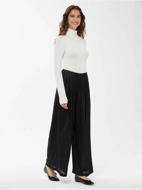 Pantalon large à taille élastique - Kiabi Pantalon large à taille élastique - Kiabi