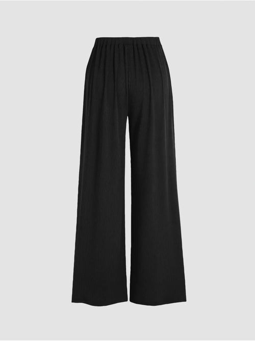 Pantalon large à taille élastique - Kiabi Pantalon large à taille élastique - Kiabi