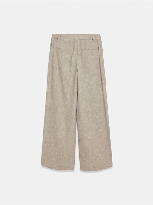 Pantalon large à taille haute avec plis dilvin - Kiabi Pantalon large à taille haute avec plis dilvin - Kiabi