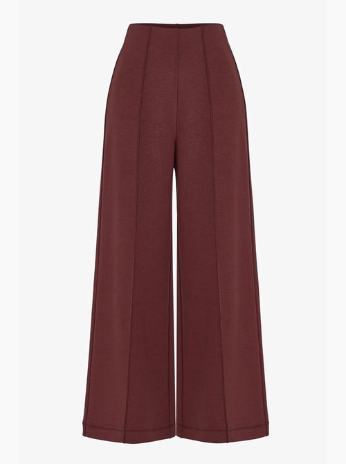 Pantalon large à taille haute côtelée penti - Kiabi Pantalon large à taille haute côtelée penti - Kiabi