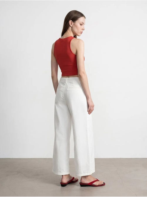 Pantalon large à taille haute dilvin - Kiabi Pantalon large à taille haute dilvin - Kiabi
