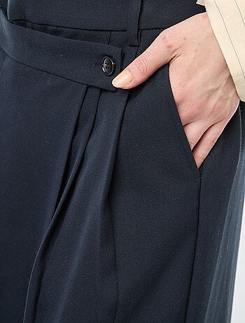 Pantalon large asymétrique