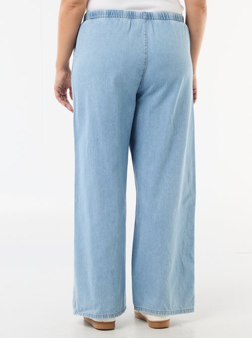 Pantalon large avec 2 poches - Kiabi