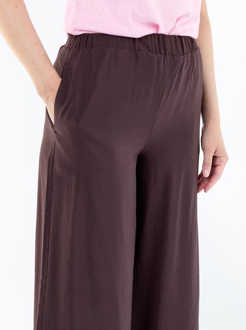 Pantalon large avec 2 poches - Kiabi