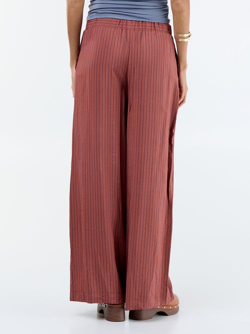 Pantalon large avec 2 poches - Kiabi