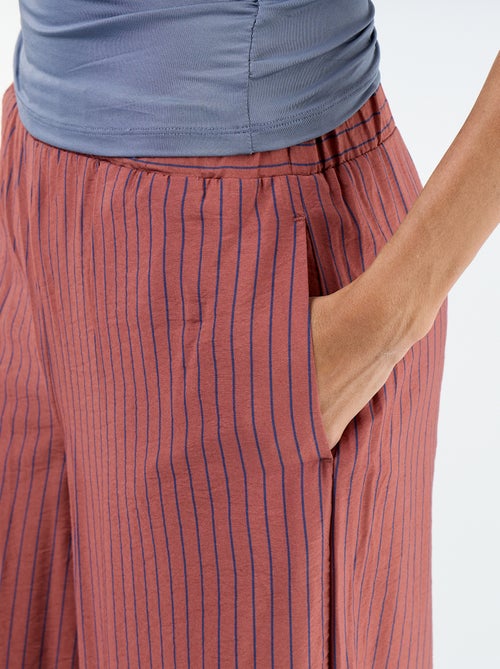 Pantalon large avec 2 poches - Kiabi