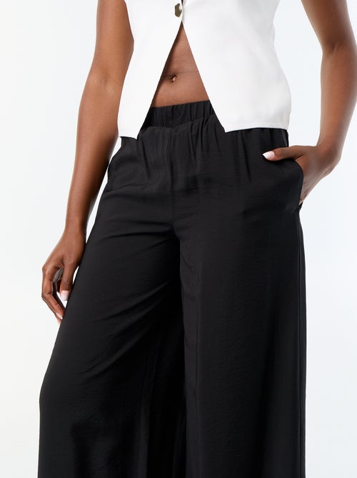 Pantalon large avec 2 poches - Kiabi