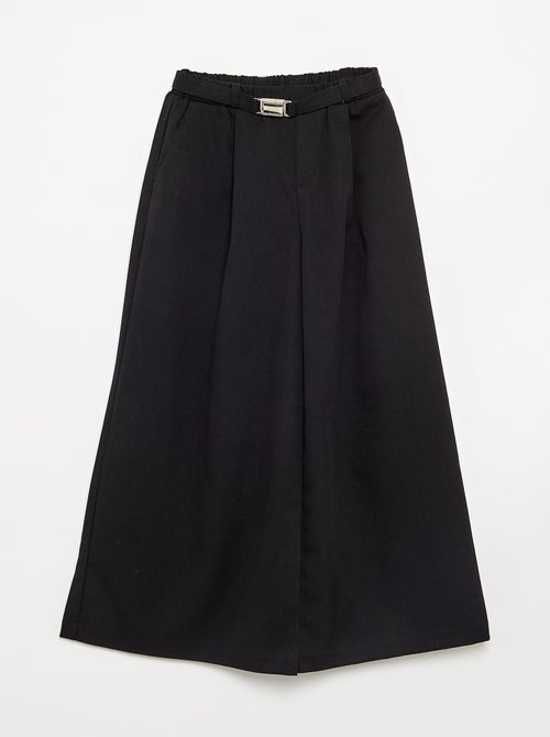Pantalon large avec boucle à la taille - Kiabi Pantalon large avec boucle à la taille - Kiabi