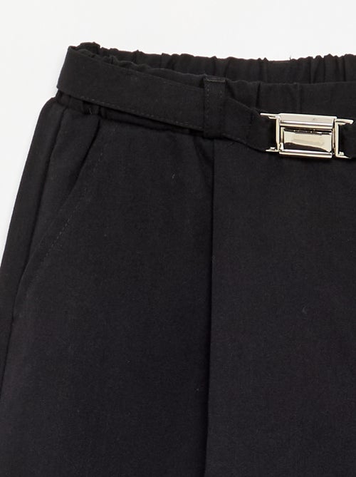 Pantalon large avec boucle à la taille - Kiabi Pantalon large avec boucle à la taille - Kiabi