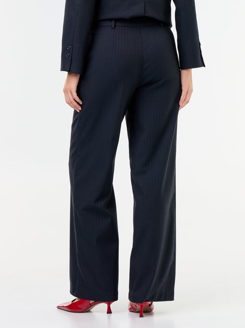 Pantalon large avec boutons dorés - Kiabi Pantalon large avec boutons dorés - Kiabi