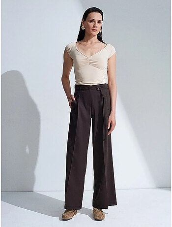 Pantalon large avec ceinture dilvin