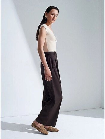 Pantalon large avec ceinture dilvin