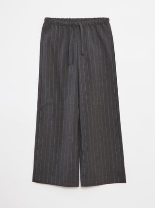Pantalon large avec ceinture élastiquée et 2 poches