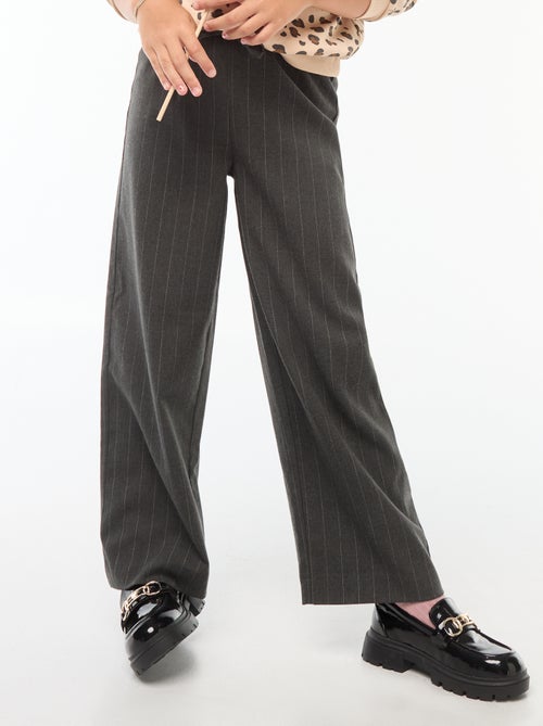 Pantalon large avec ceinture élastiquée et 2 poches - Kiabi