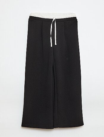 Pantalon large avec effet 2 en 1 avec style caleçon