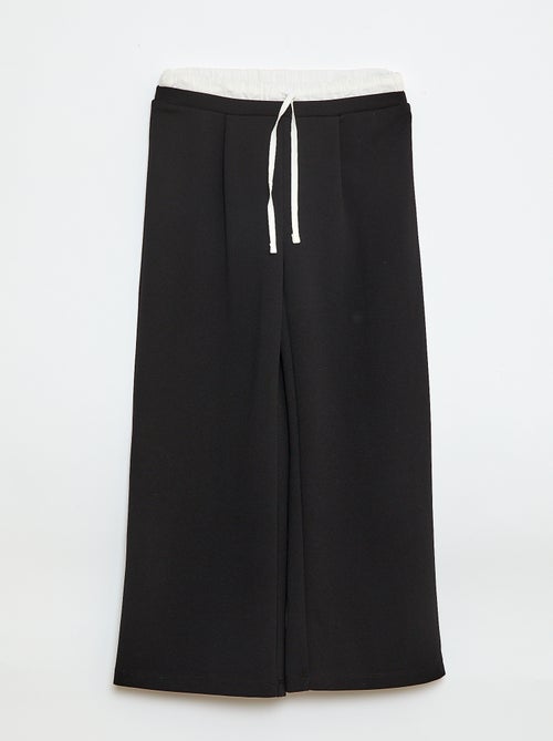 Pantalon large avec effet 2 en 1 avec style caleçon - Kiabi