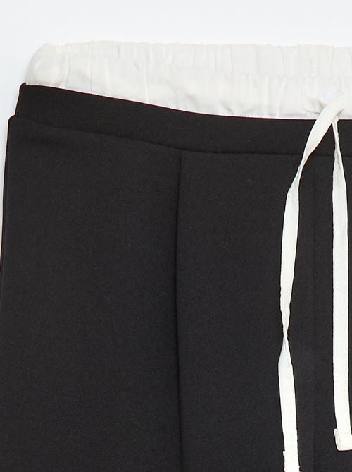 Pantalon large avec effet 2 en 1 avec style caleçon - Kiabi