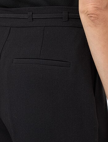 Pantalon large avec lien ceinture