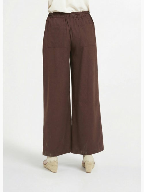 Pantalon large avec lin, style ethnique - AFIBEL - Kiabi Pantalon large avec lin, style ethnique - AFIBEL - Kiabi