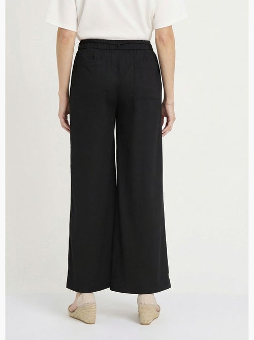 Pantalon large avec lin, style ethnique - AFIBEL - Kiabi Pantalon large avec lin, style ethnique - AFIBEL - Kiabi