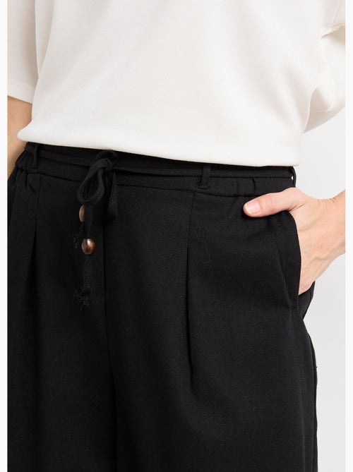 Pantalon large avec lin, style ethnique - AFIBEL - Kiabi Pantalon large avec lin, style ethnique - AFIBEL - Kiabi