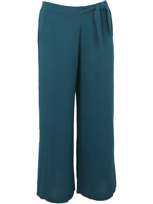 Pantalon large avec nœud PAPRIKA - Kiabi