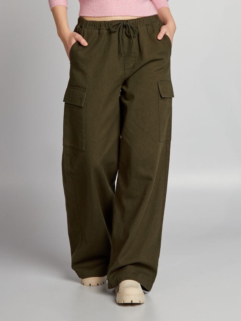 Pantalon large à imprimé zèbre | Apricot Clothing