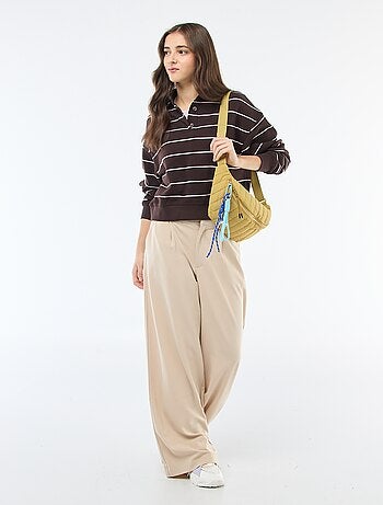 Pantalon large avec taille boxer