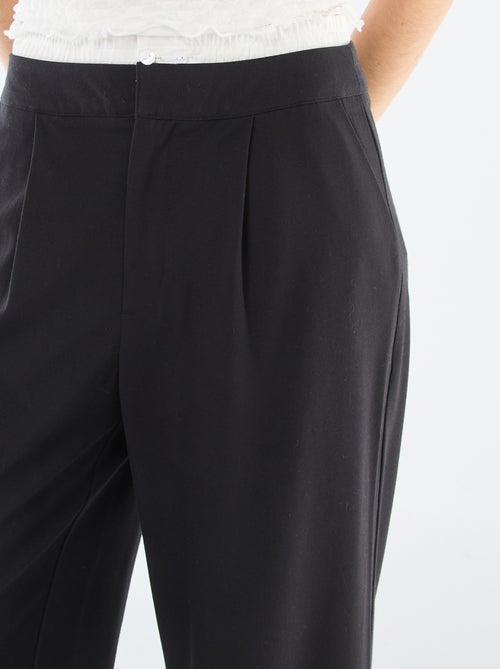 Pantalon large avec taille boxer - Kiabi Pantalon large avec taille boxer - Kiabi