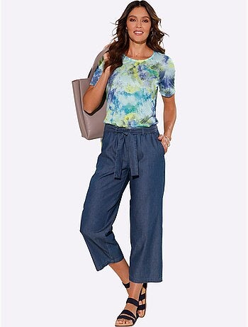 Pantalon Large Ceinture Amovible - Taille Standard - Moda Vilona
