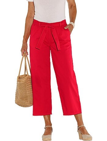 Pantalon Large Ceinture Amovible - Taille Standard - Moda Vilona