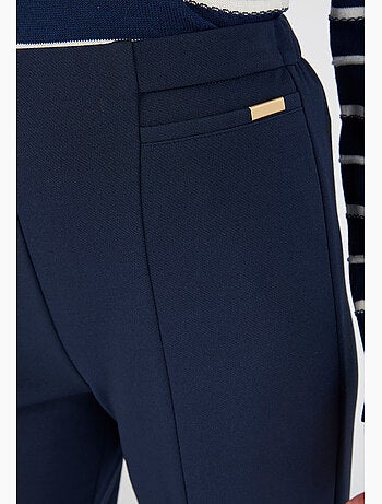 Pantalon large classique en maille - Damart