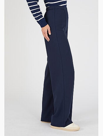 Pantalon large classique en maille - Damart