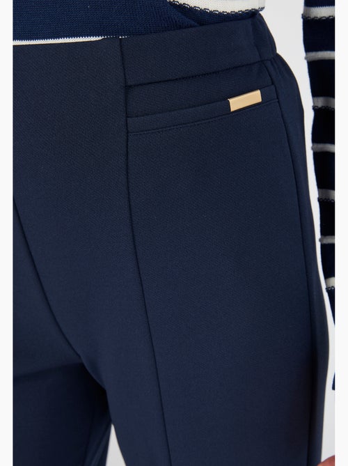 Pantalon large classique en maille - Damart - Kiabi