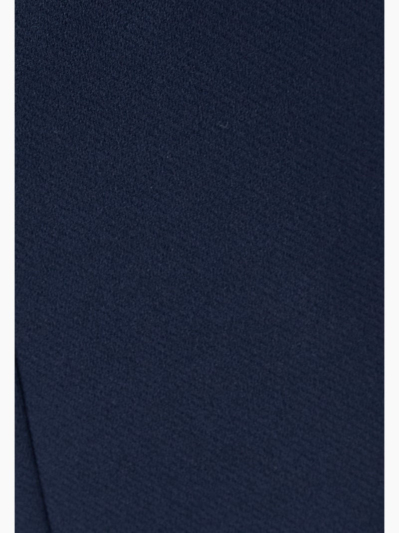 Pantalon large classique en maille - Damart Bleu - Kiabi