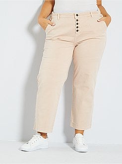 Pantalon large coloré - Kiabi