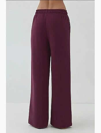 Pantalon large côtelé doux au toucher hiccup