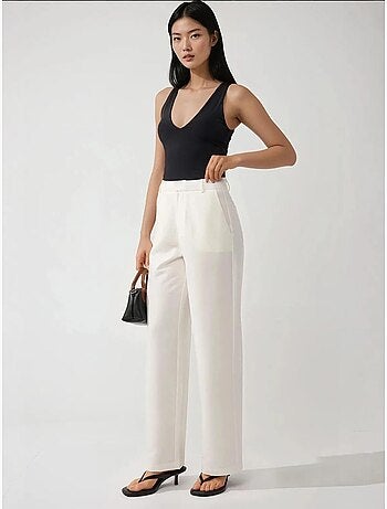 Pantalon large coupe décontractée