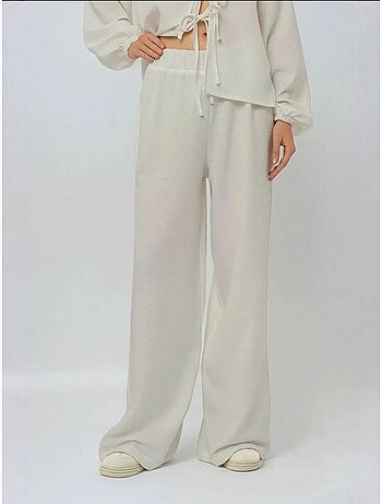 Pantalon large coupe décontractée