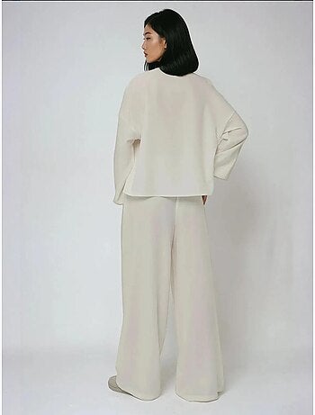 Pantalon large coupe décontractée