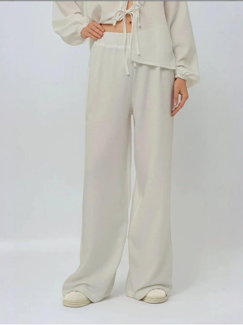 Pantalon large coupe décontractée - Kiabi