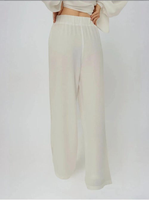Pantalon large coupe décontractée - Kiabi