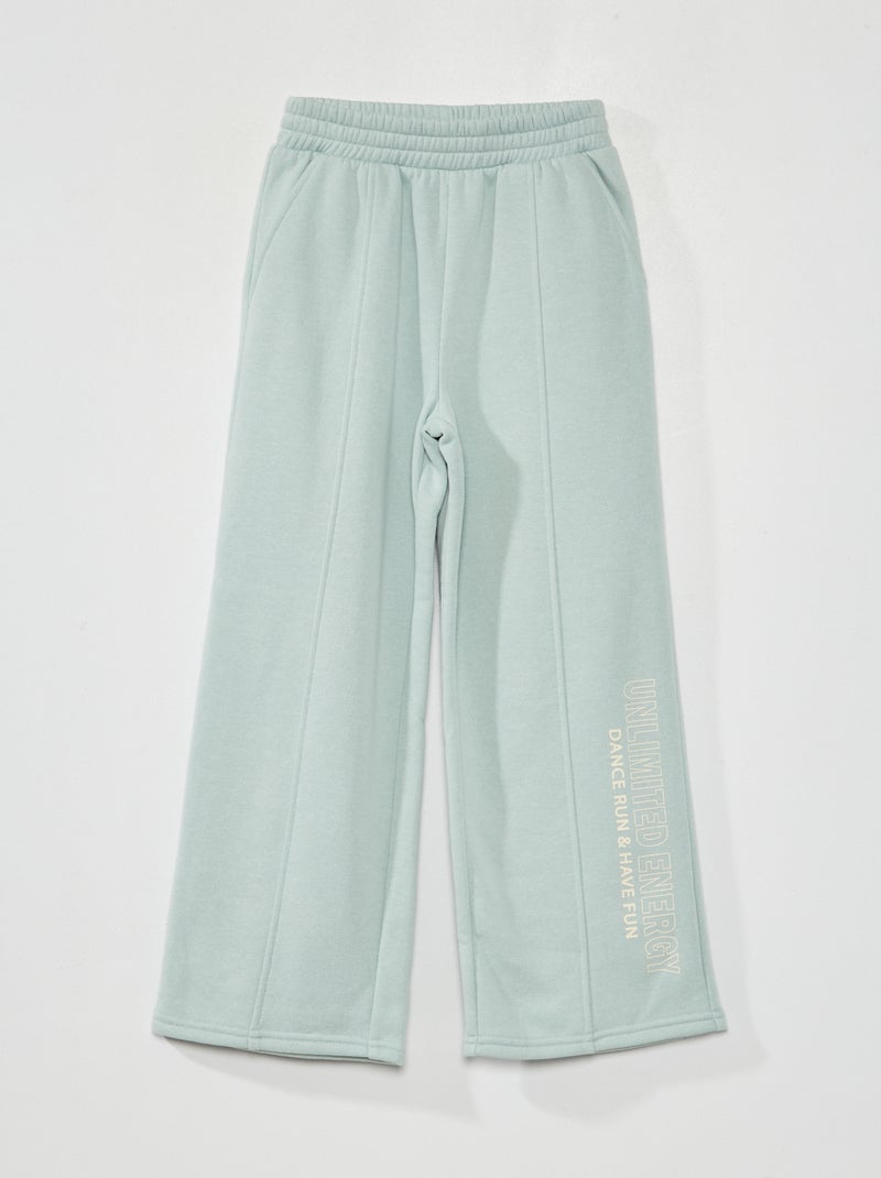 Pantalon large de jogging BLEU - Kiabi
