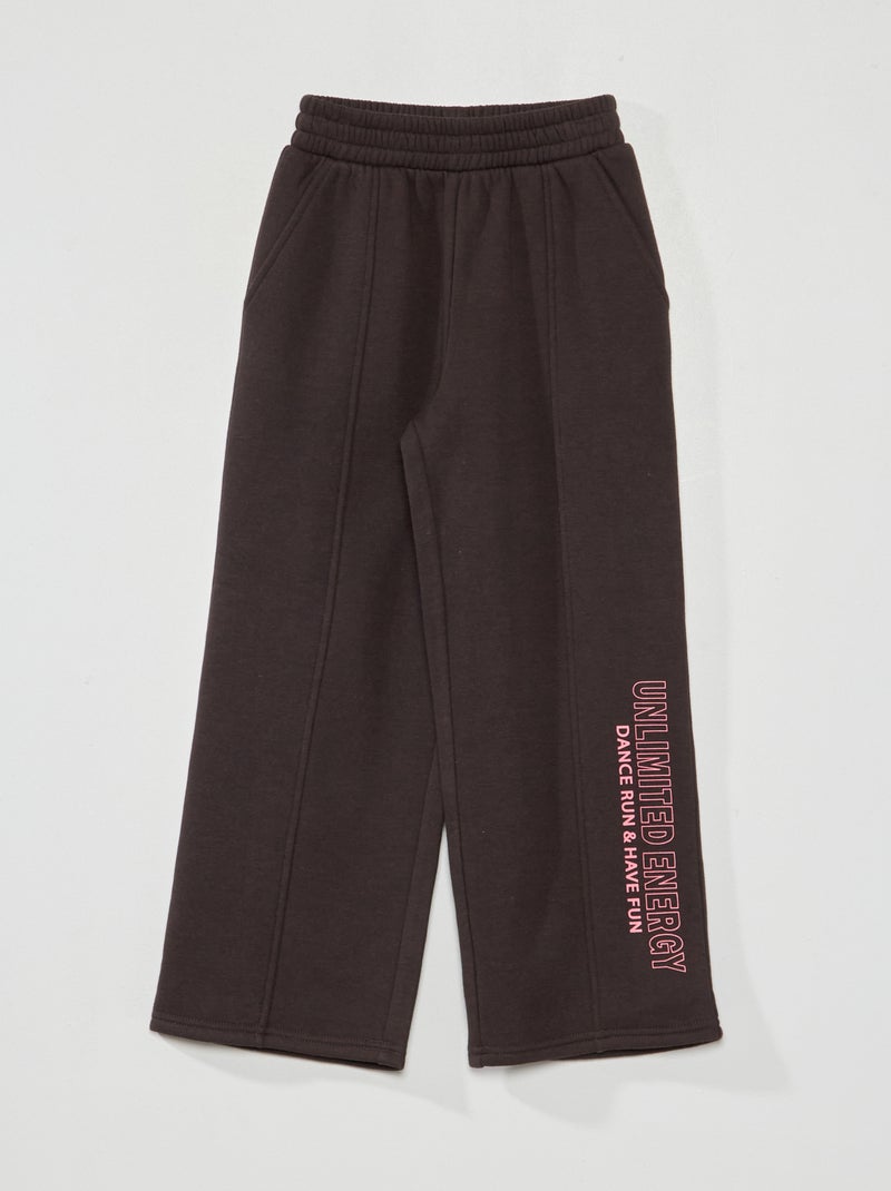 Pantalon large de jogging Gris foncé - Kiabi