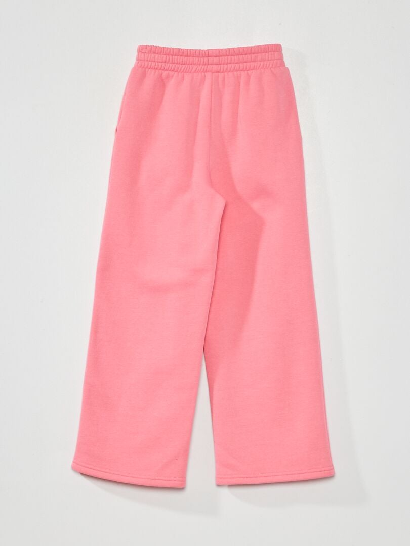 Pantalon de jogging large en jersey rose