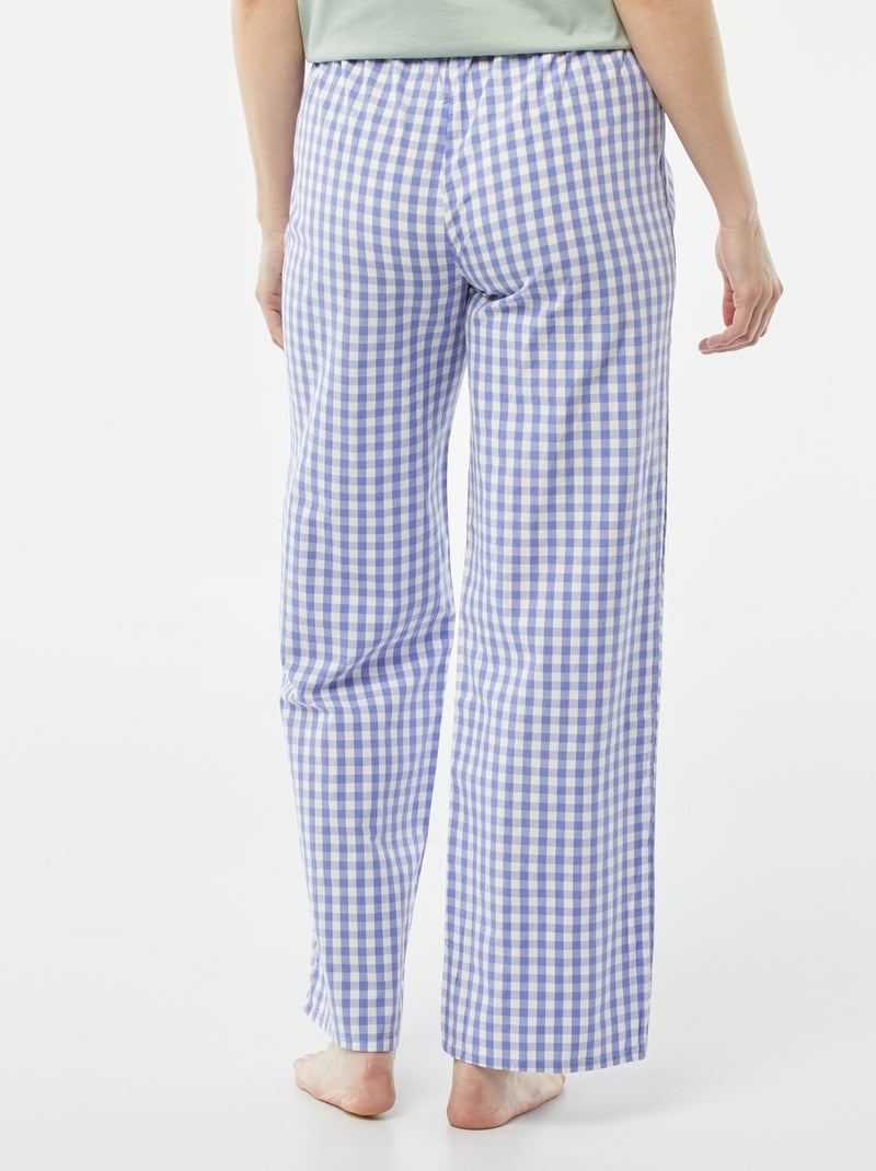 Pantalon large de pyjama BLEU - Kiabi