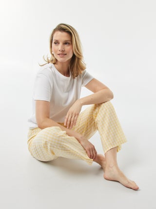 Pantalon large de pyjama
