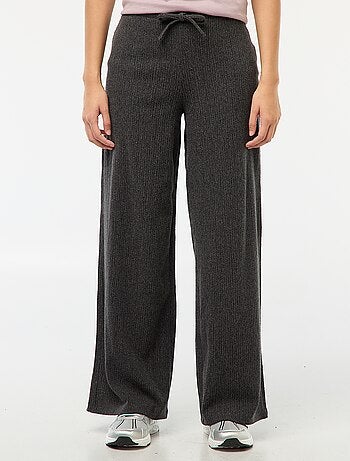 Pantalon large doudou uni